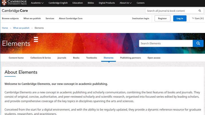 Cambridge University Press launches new model for scholarly publishing