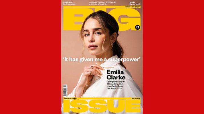 Emilia Clarke’s charity partners with Big Issue