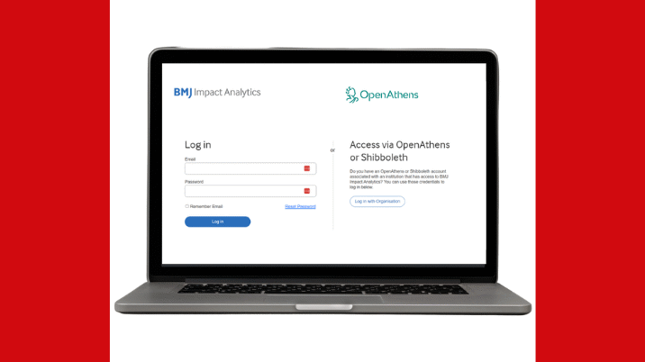 BMJ Impact Analytics available via OpenAthens