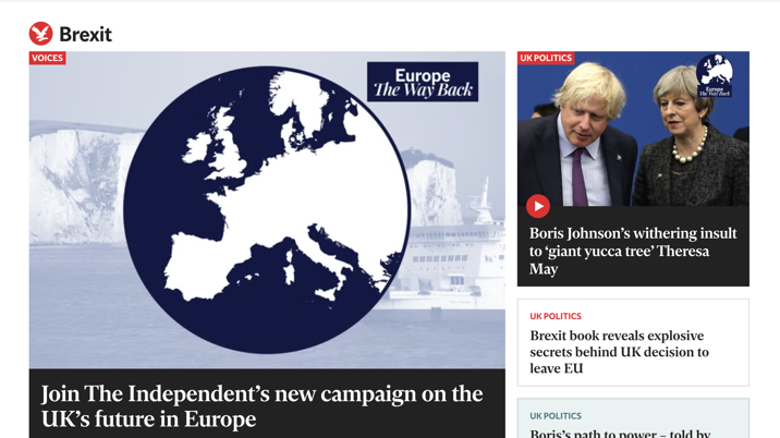 The Independent launches Europe: The Way Back