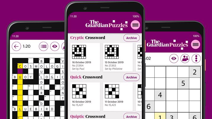 Inpublishing The Guardian Launches Puzzles App