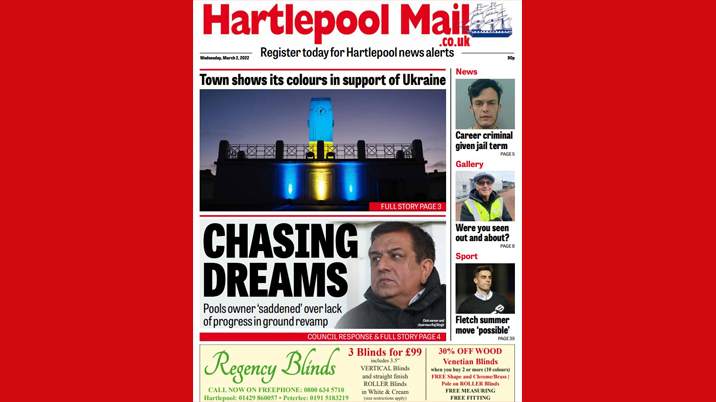 hartlepool mail announcements today