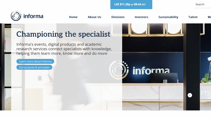 Informa acquires Ascential plc