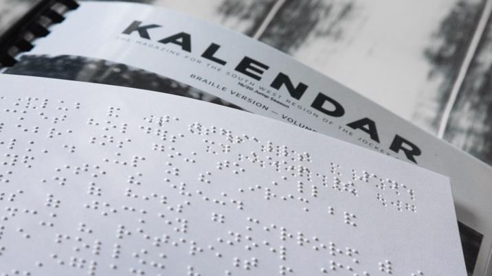 Archant Dialogue creates first ever Braille version of Kalendar