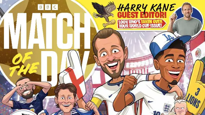 Harry Kane guest edits BBC Match of the Day Magazine