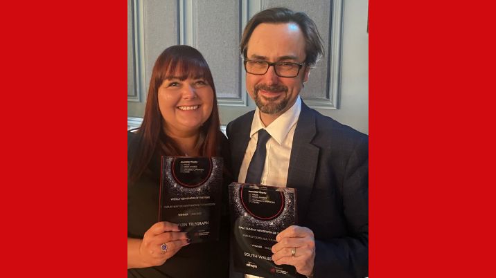 Double win for Newsquest at Wales Media Awards