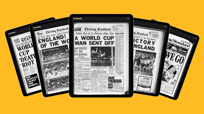 Readly launches The Evening Standard World Cup Retro collection