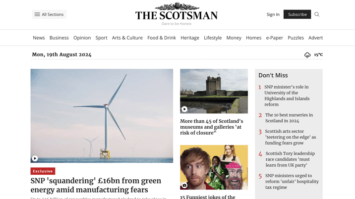 Scotsman staff write to National World