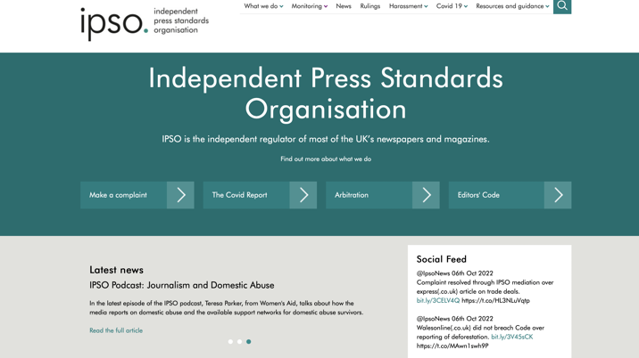 IPSO: Sir Bill Jeffrey carrying out external review