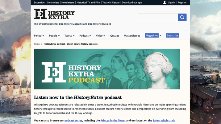 The HistoryExtra podcast celebrates milestone