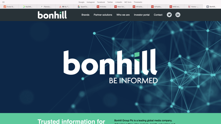 MAG exchanges on Bonhill’s UK and Asia brands