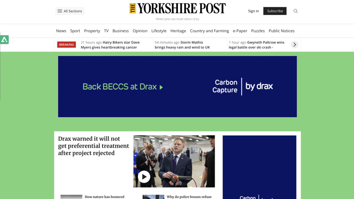 The Yorkshire Post wins at 2023 Newspaper Awards