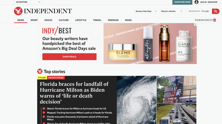 The Independent publishes full year results