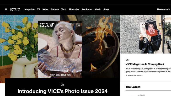 VICE Magazine to return