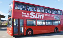 Scottish Sun Charity Bus Hits The Road
