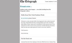 Telegraph launches new newsletter as part of Fashion Week coverage