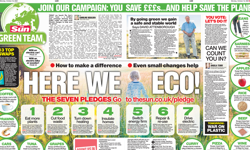 Sun asks readers to go green