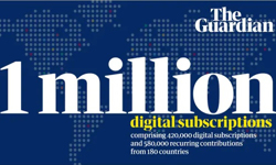 The Guardian reaches one million digital subscriptions milestone