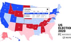 Mapcreator partners with Reuters to provide customisable mapping tools for U.S. election live data