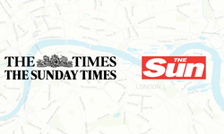 The Sun, The Times and The Sunday Times choose Maps4News