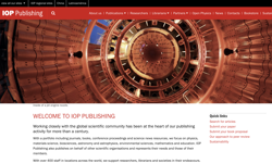 IOP Publishing extends OA publishing