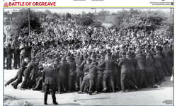 Sheffield Star prints Orgreave special