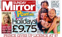 NFRN anger at Sunday Mirror terms cut