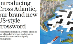 The Telegraph launches new puzzle – Cross Atlantic